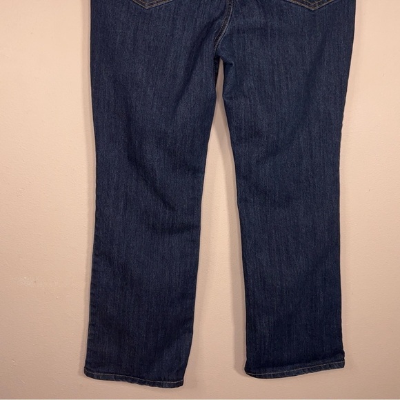 SIZE 18 DARK DENIM BOOTCUT JEANS FADED GLORY WESTERN CASUAL STRETCH - Picture 4 of 11